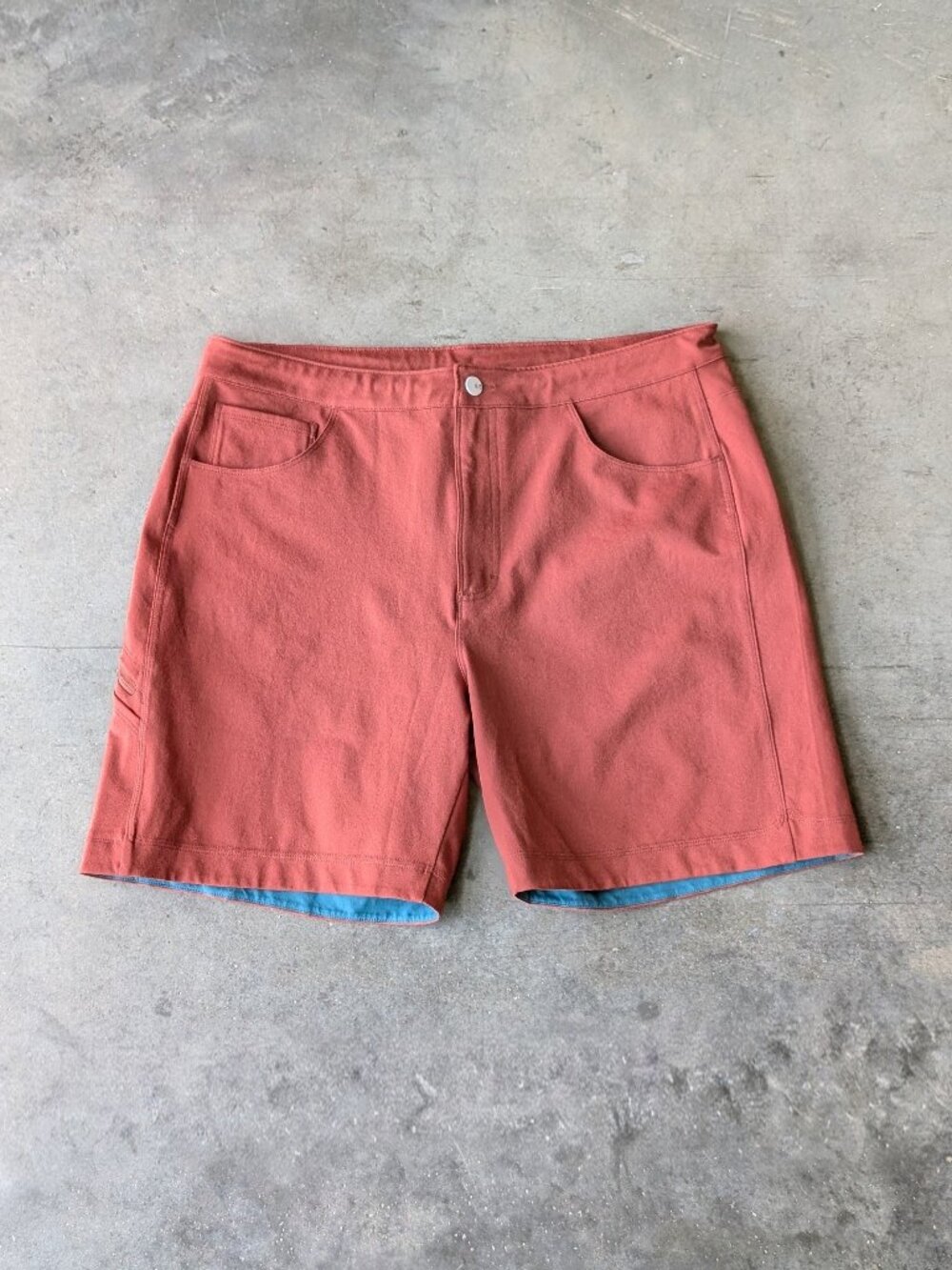 Curious Creatures Women's Ramble Scramble Short Red Mountain Bike Shorts size 16